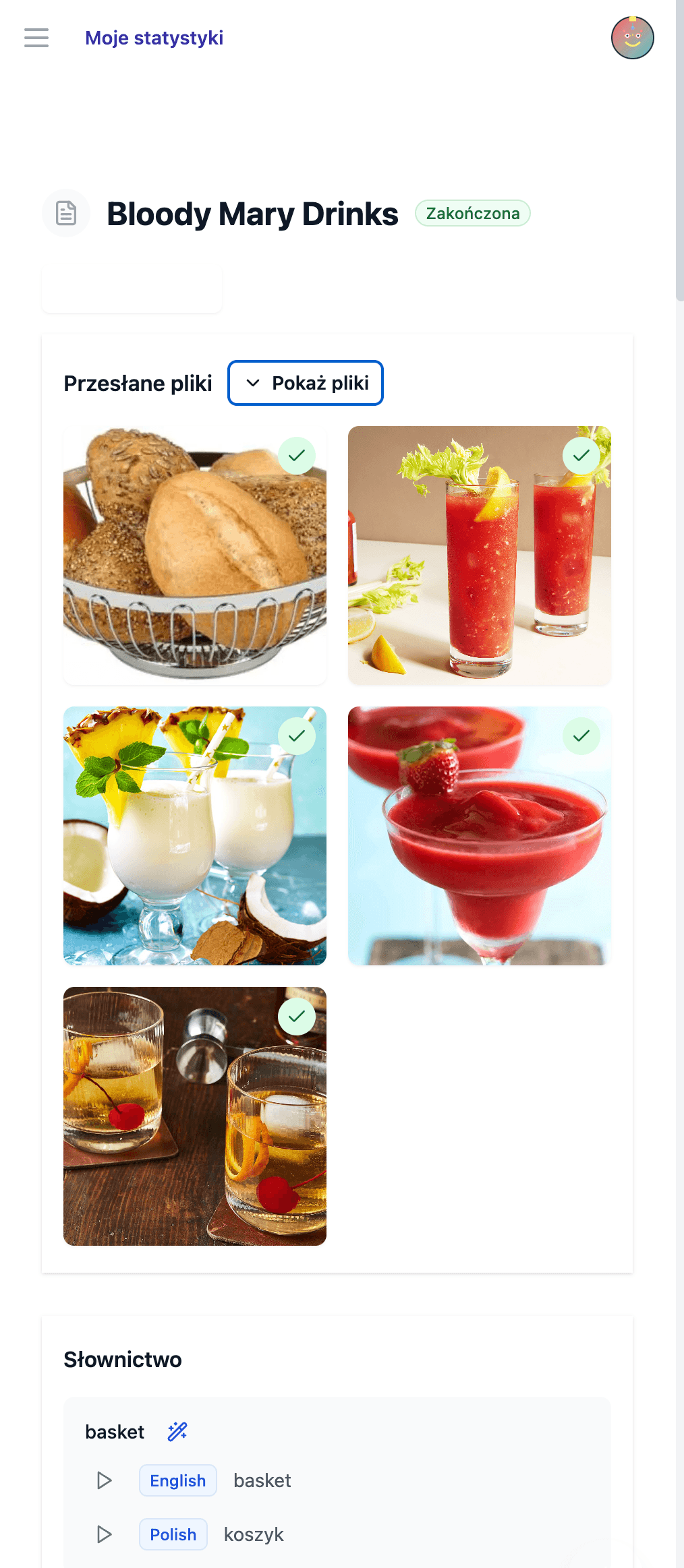 Zrób zdjęcie i zapisz słówka